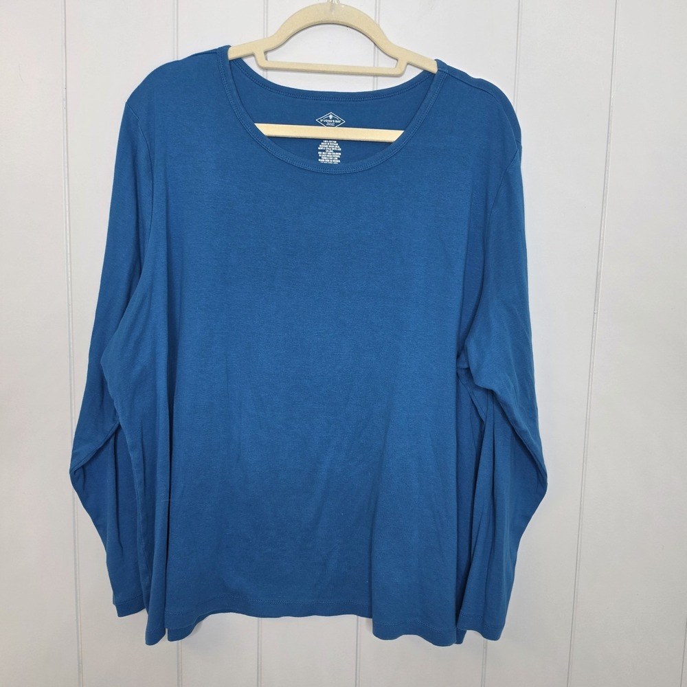 St John's Bay Quality Appeal Woman's Size 3XL Long Sleeve Shirt